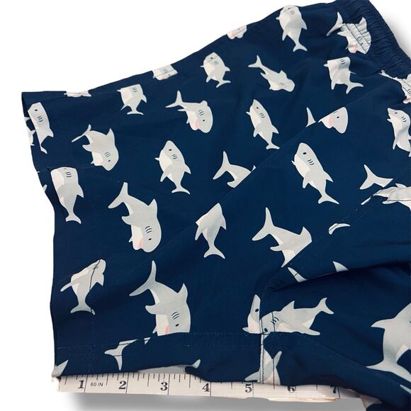 Bermies Men's Swim Trunks‎ Classic Med 5” Sharks - Picture 6 of 8